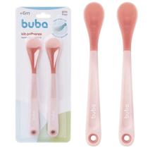 Kit Colheres Termossensíveis Rosa 2 Unidades 21018 - Buba