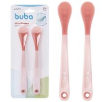 Kit Colheres Termossensíveis Rosa 2 Unidades 21018 - Buba