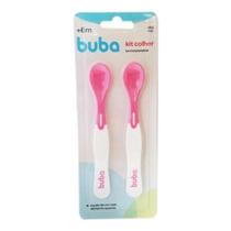 Kit Colheres Termossensível Rosa 11750 - BUBA Kit Colheres Termossensível Rosa 11750 - BUBA