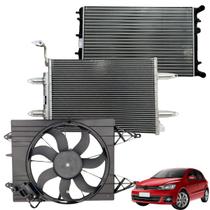 Kit Colisão Radiador Eletro Condensador Gol G5 G6 G7 Saveiro Kit Colisão Radiador Eletro Condensador Gol G5 G6 G7 Saveiro