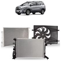 Kit Colisão Spin 1.8 Flex Automático 2017 A 2018 Radiador Condensador Ventoinha Kit Colisão Spin 1.8 Flex Automático 2017 A 2018 Radiador Condensador Ventoinha