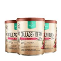kit Collagen Derm (330g) Nutrify Cramberry c/ Morango 3 unidades
