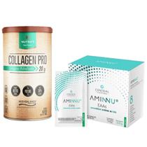 Kit Collagen Pro - 450G - Colágeno Body Balance - Nutrify + Aminnu - Limão 10G 30 Sachês - Central Nutrition
