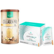 Kit Collagen Pro - 450G - Colágeno Body Balance - Nutrify + Aminnu Tangerina 10G 30 Sachês