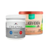 Kit Collagen renew nutrify 300g e Creatina easy nutri 300g