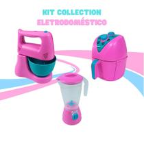 Kit Collection Eletrodoméstico Brinquedo Infantil 3 Peças