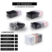 Kit Colmeia Feminino - 5 Unidades ( 1M 1G -1GG 1EXG 1 PLUS )
