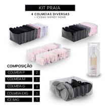 Kit Colmeia Praia - 5 Unidades ( 2 P 1 M 1 G 1 EXG - 1 ICEBAG )
