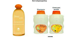 Kit Colônia ( Laranjinha) + Shampoo + Condicionador Cheirosinho Blosson Ville Blosson Kids