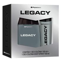 Kit Colônia Masculino Phytoderm Legacy 100ml + 120ml