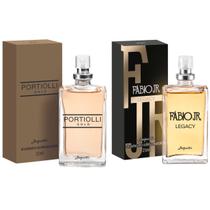 Kit Colônia Portiolli Gold + Fabio Jr Legacy 25ml - Jequiti
