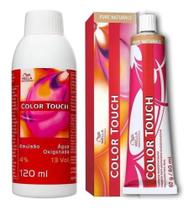 Kit Color Touch 60g Escolha Sua Cor + Emulsao 4% 13V 120ml - Wella
