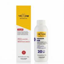 Kit coloração 10.01 + Ox 20vol 90ml yellow Kit coloração 10.01 + Ox 20vol 90ml yellow