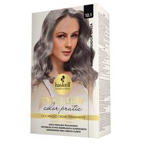 Kit Coloração 12.1 SUPERCLAREADOR CINZA Haskell