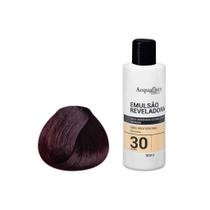 Kit Coloração Acquaflora Permanente 5.20+Água Ox 30Vol