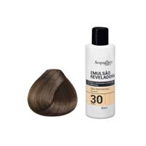 Kit Coloração Acquaflora Permanente 6.71+Água Ox 30vol