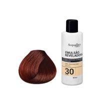 Kit Coloração Acquaflora Permanente 7.4+Água Oxigenad 30vol