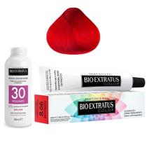 Kit Coloração Bio Extratus 8.66 Louro Claro Vermelho Intenso
