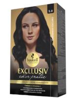 Kit Coloração Haskell Excllusiv Color Pratic 3.0 Castanho Escuro