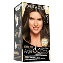 Kit Coloração Louro Escuro Tabaco 6.88 - Beauty Color Kit Coloração Louro Escuro Tabaco 6.88 - Beauty Color