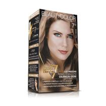 Kit Coloração Permanente BeautyColor Louro Natural 7.0 - Avelis