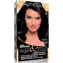 Kit Coloração Permanente Capilar Beauty Color Preto 2.0 Blend de Óleos Aminoácidos