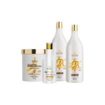 Kit Coloração Profissional Pó Descolorante com 2 Ox e Plex Kit Coloração Profissional Pó Descolorante com 2 Ox e Plex