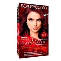 Kit Coloração Ruivo Mogno 56.44 - Beauty Color