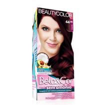 Kit Coloração Sem Amônia Borgonha 44.66 - Beauty Color Kit Coloração Sem Amônia Borgonha 44.66 - Beauty Color