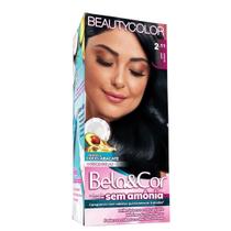 Kit Coloração Sem Amônia Preto Azulado 2.11 - Beauty Color