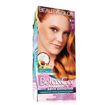 Kit Coloração Sem Amônia Ruivo Acobreado Dourado 7.43 - Beauty Color