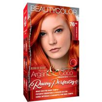 Kit Coloração Tintura Permanente Capilar Beauty Color Ruivos Perfeitos 76.44 Blend de Óleos Aminoácidos