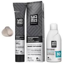 Kit Coloração Yama Nano Infusion Profissional 12.11 Louro Extra Claro E Ox Cremosa 30vol 100ml Kit Coloração Yama Nano Infusion Profissional 12.11 Louro Extra Claro E Ox Cremosa 30vol 100ml
