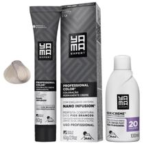 Kit Coloração Yama Nano Infusion Profissional + Ox Cremosa 20vol 100ml Todas As Cores - Monte Como Quiser