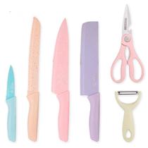 Kit Coloridas para Churrasqueiro Colours Top com 6 Peças Kit Coloridas para Churrasqueiro Colours Top com 6 Peças