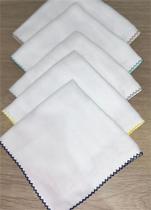 Kit Colorido 10 Fraldinhas de Boca Bebê 100% Algodão 2 de Cada Cor