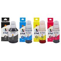 Kit Colorido Tinta X-Full Compatível para GI10 GI11 Corante para GM2010 GM2050 G5010 G5070 G6020 G2160 G3160