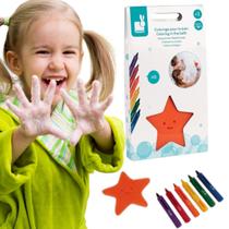 Kit Colorindo no Banho 7 Peças Brinquedo Educativo Divertido