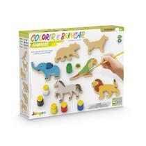 Kit colorir e brincar animais 336 junges Kit colorir e brincar animais 336 junges