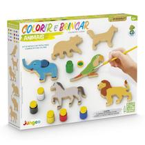 Kit colorir e brincar animais - junges - 336