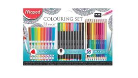 Kit Colouring Set Color' Peps 33 Peças - Maped