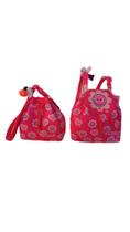 Kit com 01 Bolsa e 01 Mochila Infantil Estampa Margaridas - Resistente e Divertida! Kit com 01 Bolsa e 01 Mochila Infantil Estampa Margaridas - Resistente e Divertida!