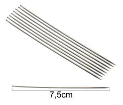 Kit com 02 Agulhas de Tapeceiro Curta com 7.5cm