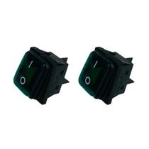 Kit Com 02 Botões Liga/desliga 4 Pinos P/ Máquina Airless