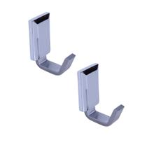 Kit com 02 Cabides Alumínio Classic - Cl3060 Ducon Metais Kit com 02 Cabides Alumínio Classic - Cl3060 Ducon Metais