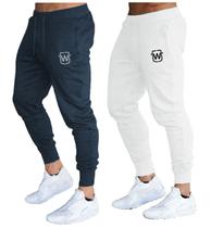KIT COM 02 CALÇAS DE MOLETOM MASCULINA PLUS SIZE SLIM SPORT WOOKS - M10p