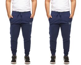 Kit com 02 calças de moletom masculina slim sport wooks - m10