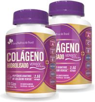 Kit Com 02 - Colágeno Hidrolisado Verisol + Associações 750Mg 120 Cápsulas Flora Nativa