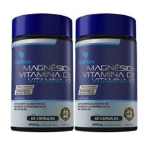 Kit Com 02 - Dimagnésio Malato Triplo (Malato, Bisglicinato e Cloreto de Magnésio) 60 Caps 600mg TuttiFlora Kit Com 02 - Dimagnésio Malato Triplo (Malato, Bisglicinato e Cloreto de Magnésio) 60 Caps 600mg TuttiFlora