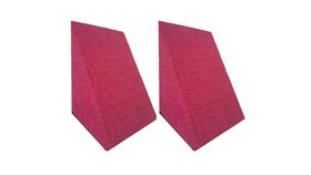 Kit com 02 Encostos Travesseiro Triangular Repouso Leitura Com Capa Removível TR Franca